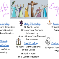 Holy Week & Easter Masses 2025